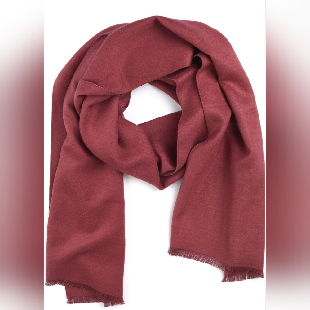 Elegant Burgundy Scarf
